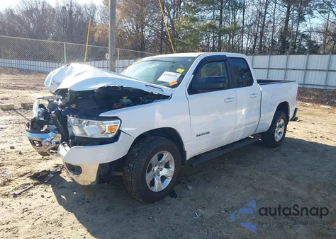 2021 Ram 1500 Big Horn 4X4 6'4 Box z USA, uszkodzony, nr VIN 1C6SRFBT6MN639816